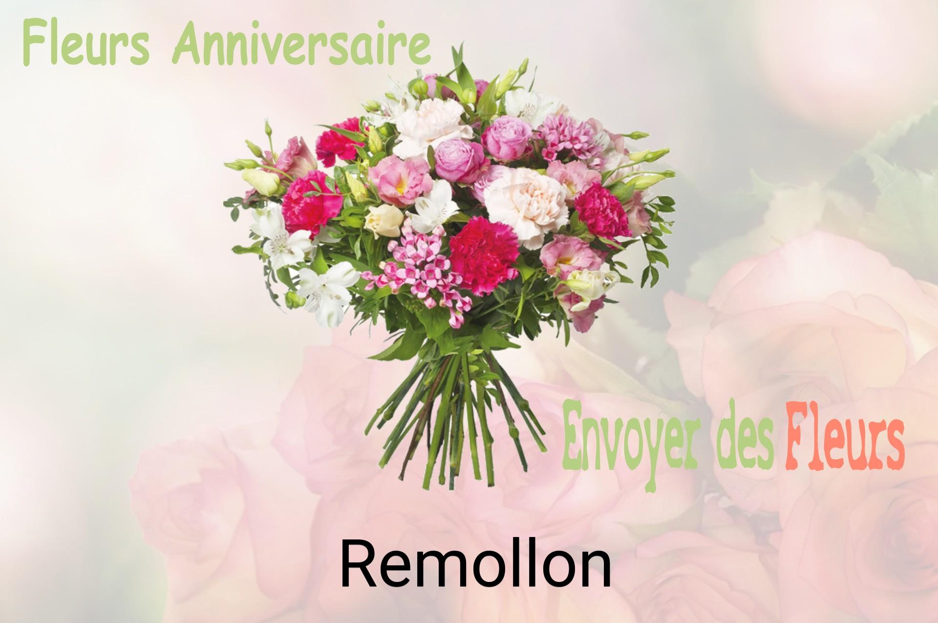 Bouquet de fleurs d’anniversaire livré à Remollon